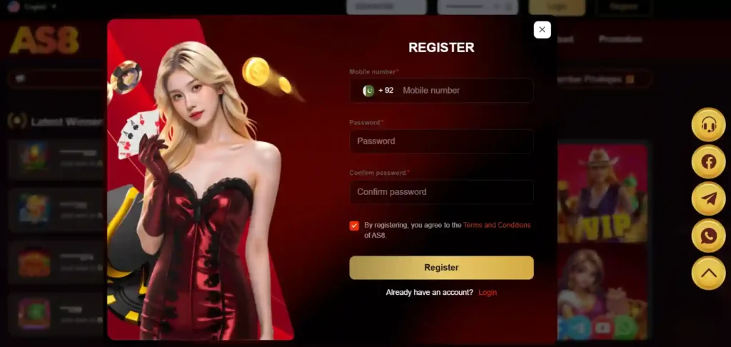 AS8 Game Register image