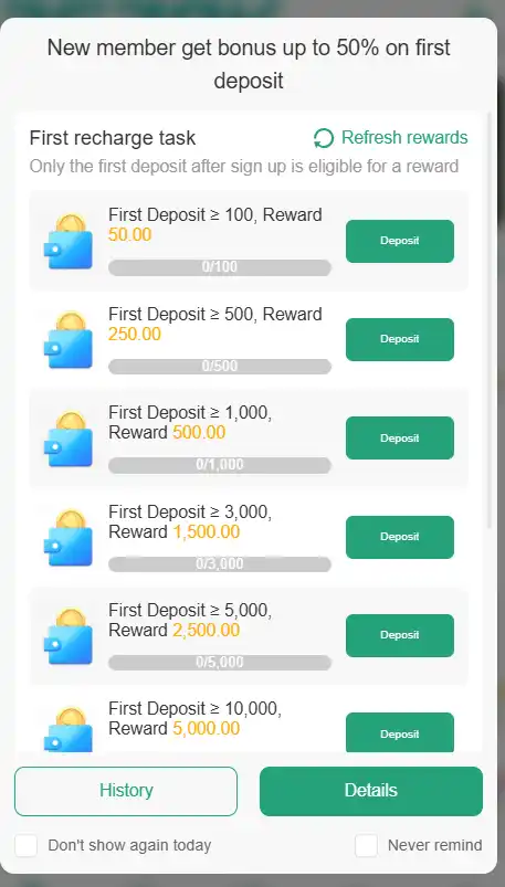 357pk game deposit